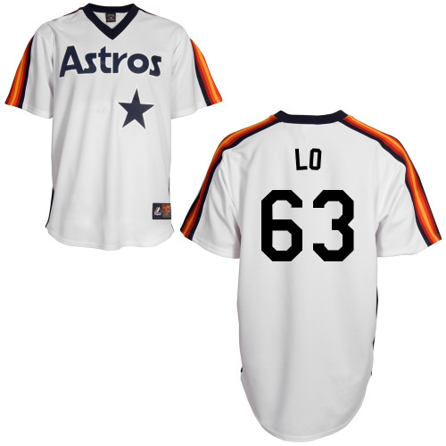 Chia-Jen Lo #63 MLB Jersey-Houston Astros Men's Authentic Home Alumni Association Baseball Jersey